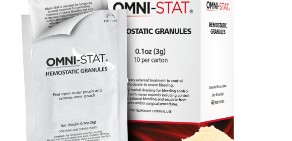 Hemostatic Granules with Exterior Sterile Pouch