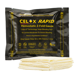 Celox Rapid Z-Fold Gauze