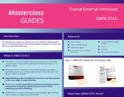 Masterclass Guides Topical External Hemostat